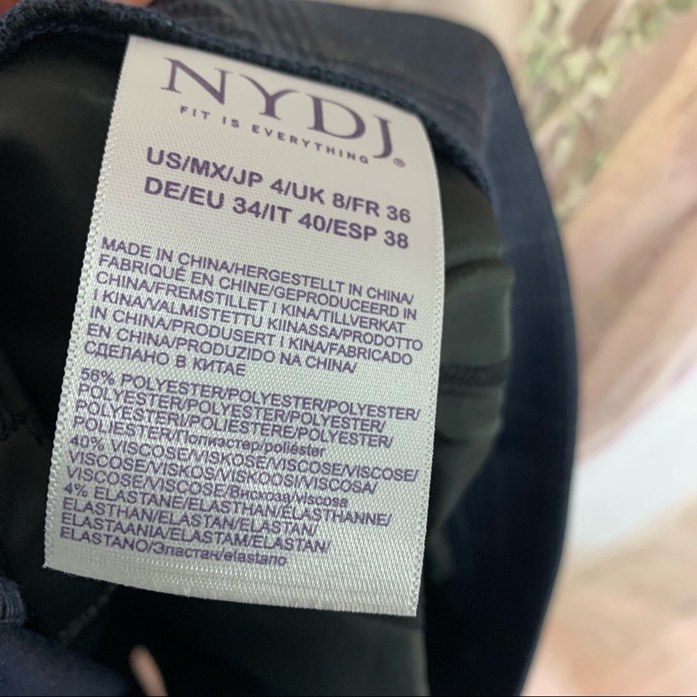 NEW NYDJ Maripoplai Muti Color Leggings - Picture 7 of 11